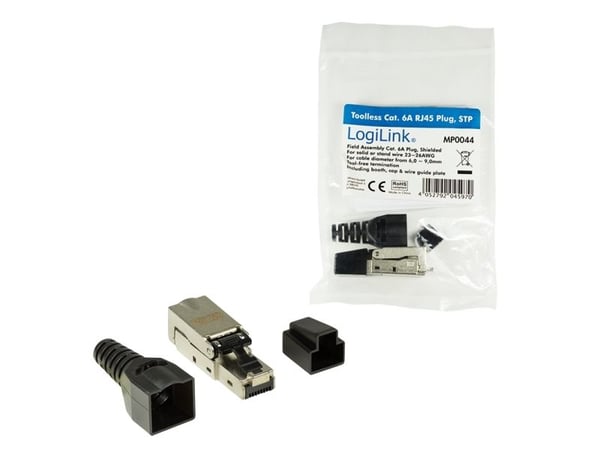 LogiLink EconLine - Verkkoliitin - RJ-45 (uros)