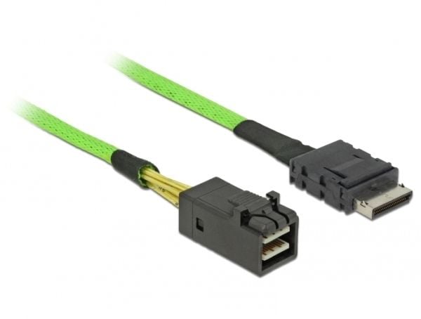 Delock OCuLink - SATA/SAS-kabel - SAS 12Gbit/s - 4i MiniLink SAS (SFF-8611) (hann) til Mini SAS HD (SFF-8643) (hann) - 50 cm