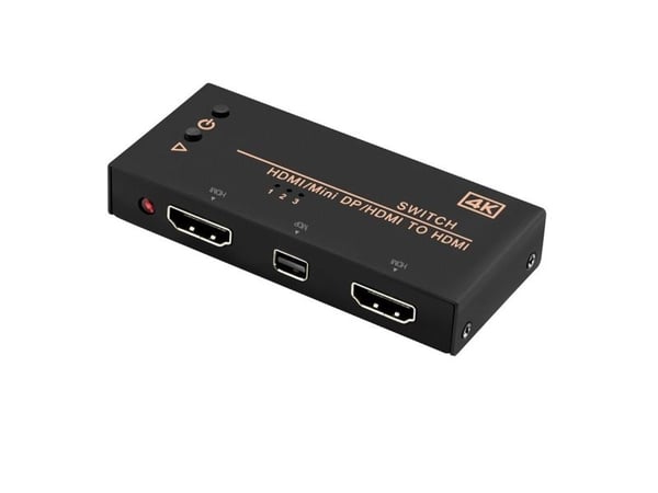 VALUE 14.99.3540-15, HDMI/DisplayPort, Sort, 480p, 720p, 1080i, 2160p, 3840 x 2160 piksler