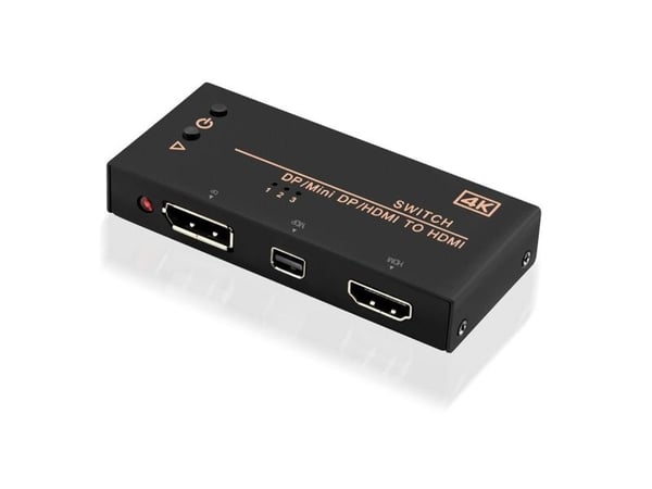 VALUE 14.99.3541-15, HDMI/DisplayPort, Sort, 480p, 720p, 1080i, 1080p, 2160p, 3840 x 2160 piksler, 120 g