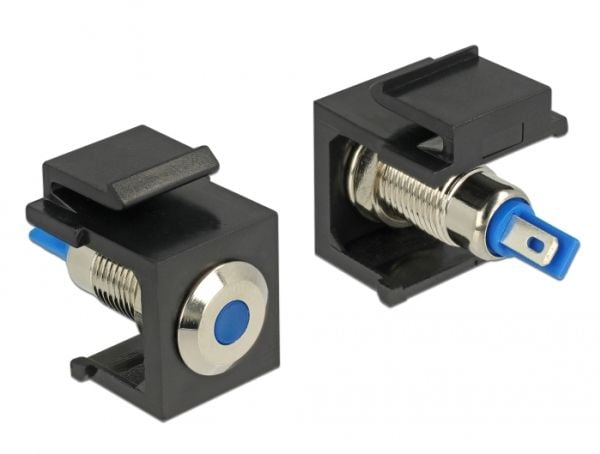 Delock LED - Trapetsjack - svart
