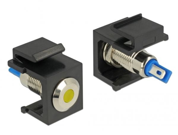 Delock LED - Trapetsjack - svart