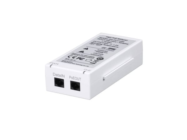 Dahua PFT1200 High PoE Midspan - Strøminjektor - AC 100-240 V - 60 watt - for Ultra Series 6AL445XANR; Ultra Series ArcticPro 8A840PANF, 8A840WANF