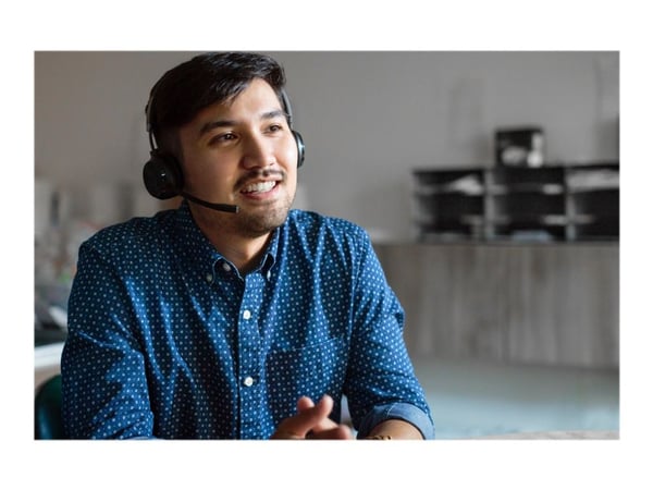 HP UC Wireless Duo - Headset - på örat - Bluetooth - trådlös - NFC