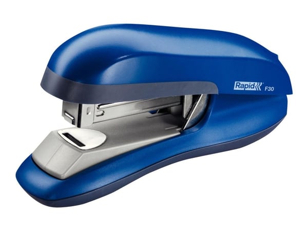Rapid Fashion F30 - Stiftemaskin - 30 ark / 3 mm - 24/6, 26/6 - ABS-plast, metall - blå