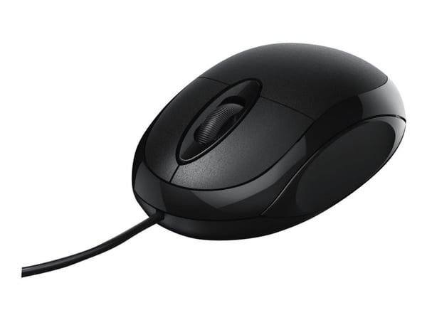 Hama MC-100 - Mus - optisk - 3 knapper - kablet - USB - svart