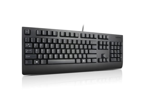 Lenovo Preferred Pro II - Tastatur - USB - QWERTY - Spansk - svart - FRU