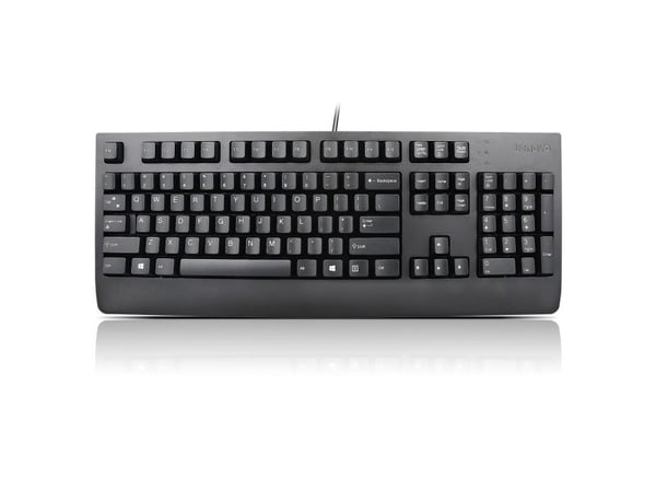 Lenovo Preferred Pro II - Tastatur - USB - QWERTY - Spansk - svart - FRU