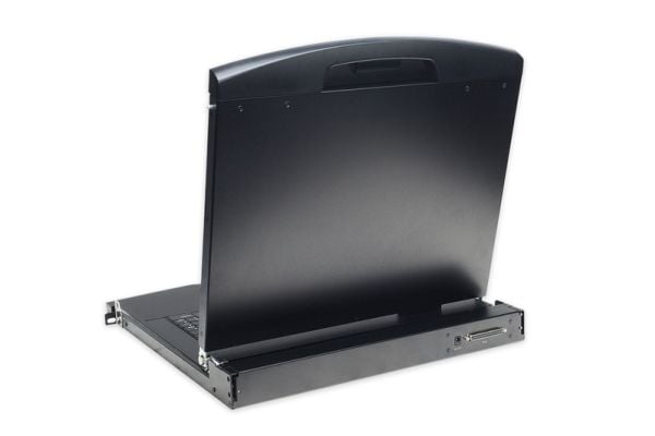 Digitus Professional DS-72211 - KVM-konsoll - 19" - kan monteres i rack - 1366 x 768 @ 60 Hz - 1000:1 - RAL 9005, svart - 1U