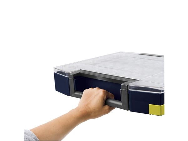 raaco Boxxser 55 6x6-14, Polykarbonat, 1,27 kg, Blå