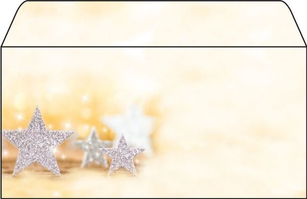 Sigel DU035, DL (110 x 220 mm), Beige, Sølv, Papir, 90 g/m², 50 stykker