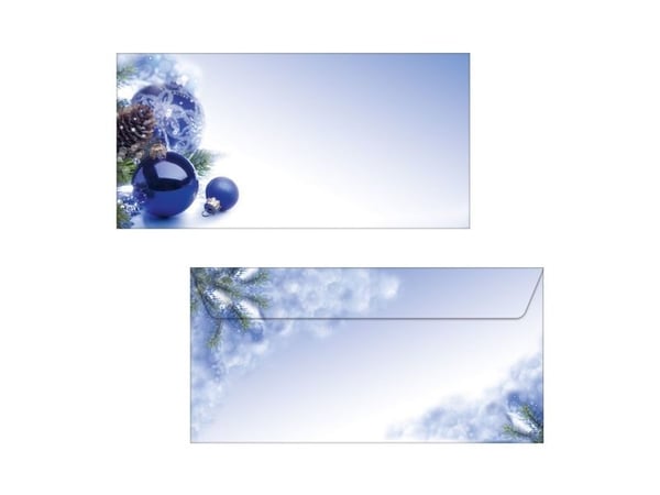 Sigel DU036, DL (110 x 220 mm), Blå, Papir, 90 g/m², 50 stykker
