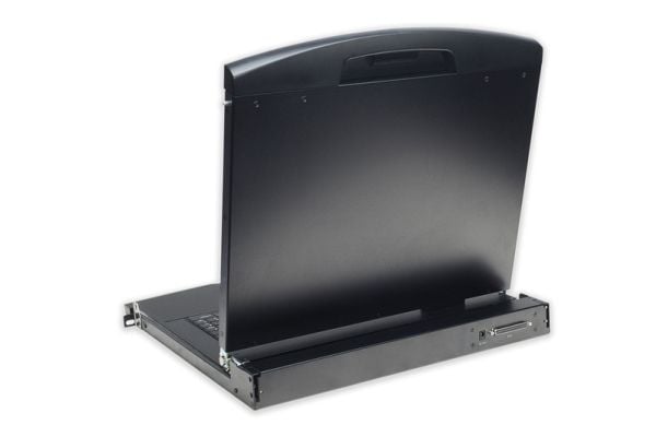 Digitus Professional DS-72210 - KVM-konsoll - 17" - kan monteres i rack - 1280 x 1024 @ 60 Hz - 1000:1 - svart, RAL 9005 - 1U