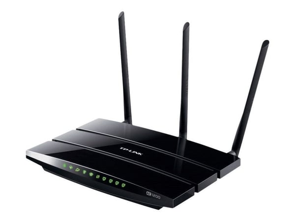 TP-Link Archer VR400 - Trådløs ruter - DSL-modem 4-portssvitsj - 1GbE - Wi-Fi 5 - Dobbeltbånd