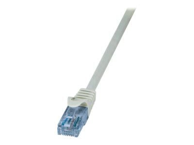LogiLink Home EconLine - Liitäntäkaapeli - RJ-45 (han) til RJ-45 (han) - 7,5 m - UTP - CAT 6a - grå - vihreä