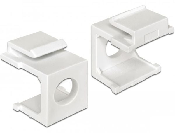 Delock - Modulinnlegshette - hvit (en pakke 4)