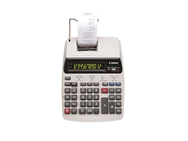 Strimmelregner Canon MP120-MG bordmodel 12 cifre LCD