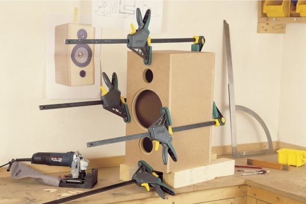 wolfcraft GmbH 3034000, Bar klemme, Plast, Stål