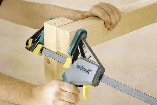 wolfcraft GmbH 3034000, Bar klemme, Plast, Stål