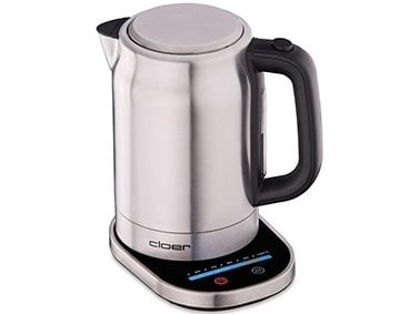 Cloer 4459 - Kedel - 1,7 litraa - 2,2 kW - matta rustfrit stål/sort