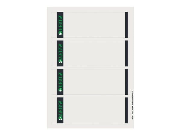 Leitz 16852085, Harmaa, Suorakulmio, Rengaskansio, Paperi, 80 g/m², 4 kpl