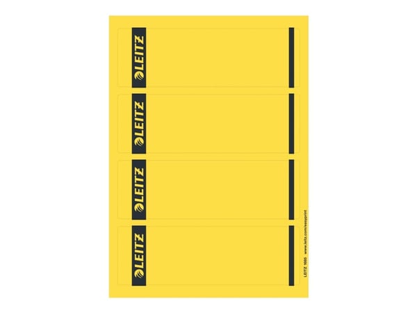 Leitz - Hevearmetikett - gul (en pakke 100) - for P/N: 10700000, 10720000, 10730000, 10920000, 11900000, 11940000