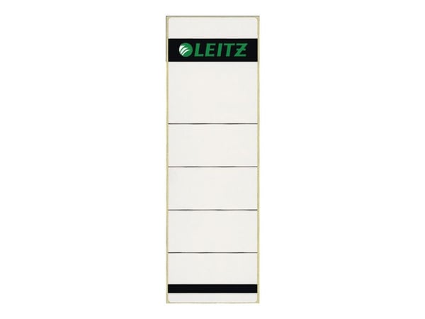 Leitz - Mapperyggetikett - grå (en pakke 100) - for P/N: 10804095, 10805015, 10805045, 10805055, 10805075, 10805085, 11900000, 11940000