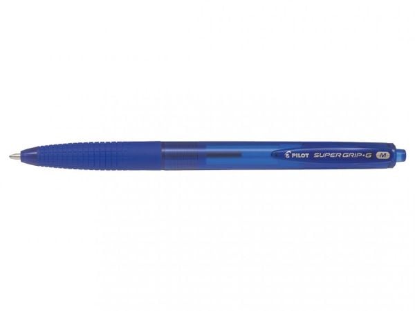 Pilot Super Grip G Retractable, Gjenfyllbar, Blå