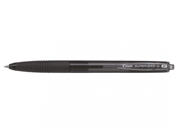 Kuglepen Pilot Super Grip G sort medium stregbredde: 0,27 mm - (12 stk.)