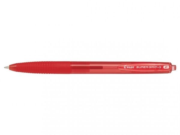 Pilot Super Grip G Retractable, Gjenfyllbar, Rød