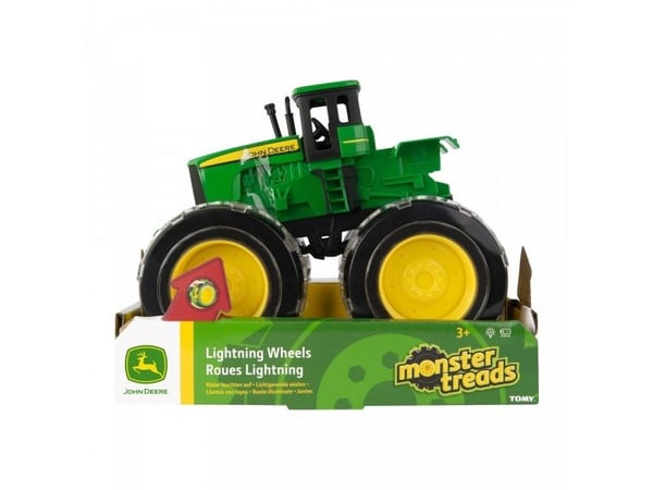 Tomy John Deere Monster Lightning Wheels, Monster hitsausauto, 3 vuotta, AAA, muovia, musta, vihreä