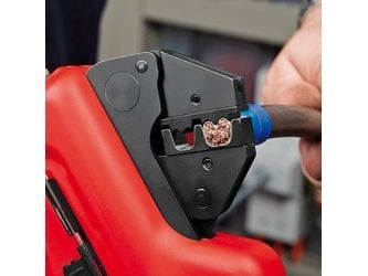 KNIPEX eCrimp-järjestelmäpihdit vaihdettaville puristuslaitteille, 12 V:n jännite
