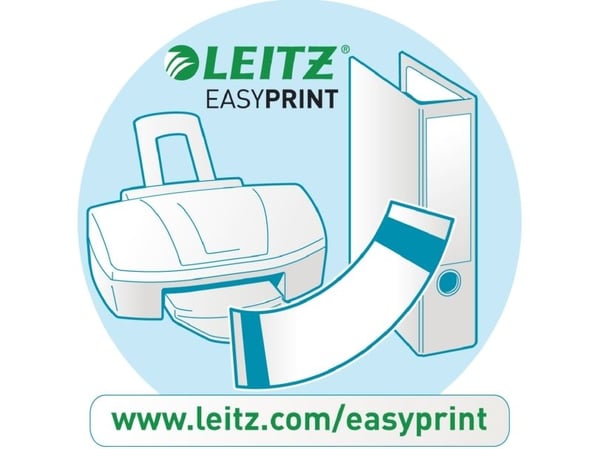 Leitz 16852025, Punainen, Suorakulmio, Rengaskansio, Paperi, 80 g/m², 4 kpl