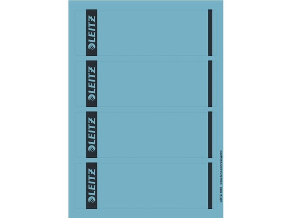 Leitz 16852035, Sininen, Suorakulmio, Rengaskansio, Paperi, 80 g/m², 4 kpl