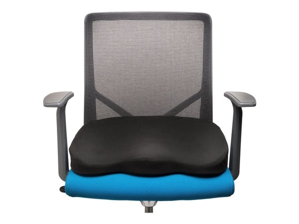 Kensington ergonomisk sittepute i minneskum, sidepute, sort