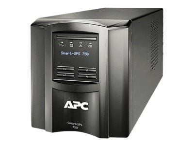 APC Smart-UPS SMT750IC - UPS - AC 220/230/240 V - 500 Watt - 750 VA - RS-232, USB - output-stikforbindelser: 6 - sort - med APC SmartConnect - for ...