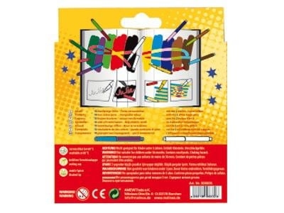 Malinos 300005, Multifärg, Multifärg, Rund, CE, 12 styck