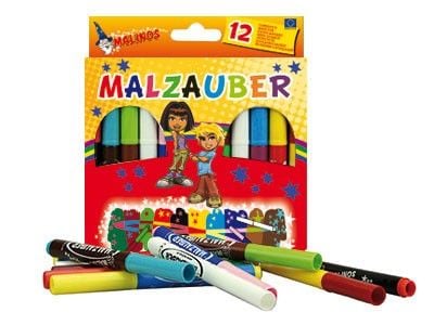 Malinos 300005, Multifärg, Multifärg, Rund, CE, 12 styck