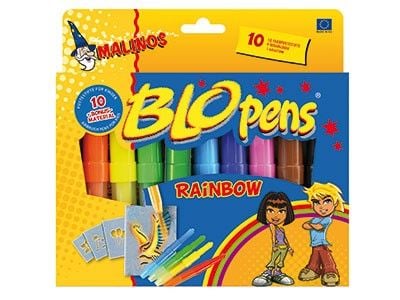 Malinos 300914, 10 farger, Flerfarget, Flerfarget, Rund, CE, 10 stykker