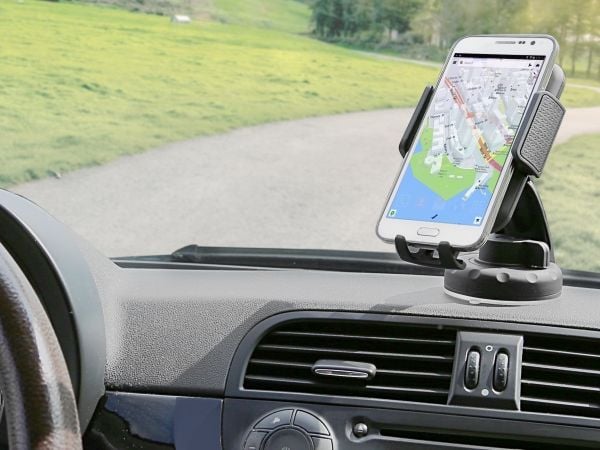 SBS TESUPPUNIVRAB, Mobiltelefon/smarttelefon, Passiv holder, Bil, Sort