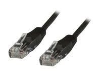 MicroConnect - Verkkokaapeli - RJ-45 (uros) - RJ-45 (uros) - 2 m - UTP - CAT 5e - musta