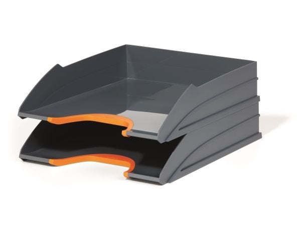 Kestävä asiakirjapidike Durable Varicolor A4 harmaa-oranssi (2)