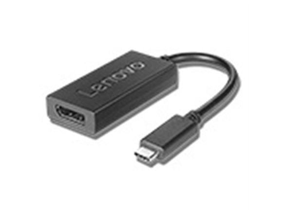 Lenovo - USB / DisplayPort-adapter - USB-C (hann) til DisplayPort (hunn) - DisplayPort 1.2a - 4K-støtte - for ThinkBook 14s Yoga G2 IAP; ThinkCentr...