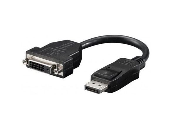 Goobay DisplayPort - DVI-D M/F, 0,2 m, DisplayPort, DVI-D, Hankjønn, Hunkjønn, Nickel