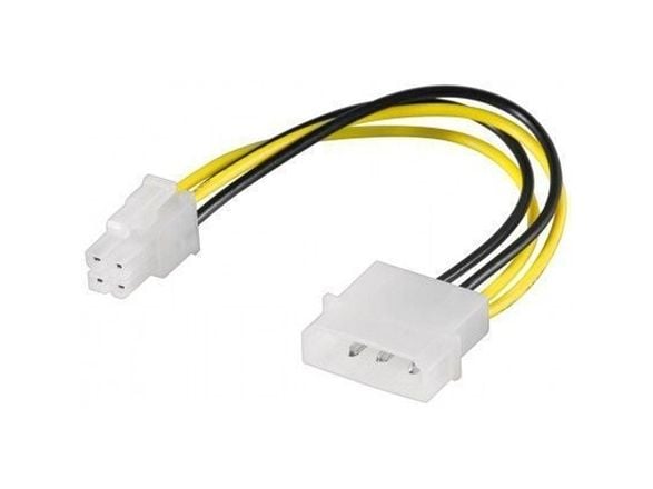 Goobay 51362, 0,16 m, 3-pin, 4-pin ATX12V, Hunkjønn, Hunkjønn, Rett