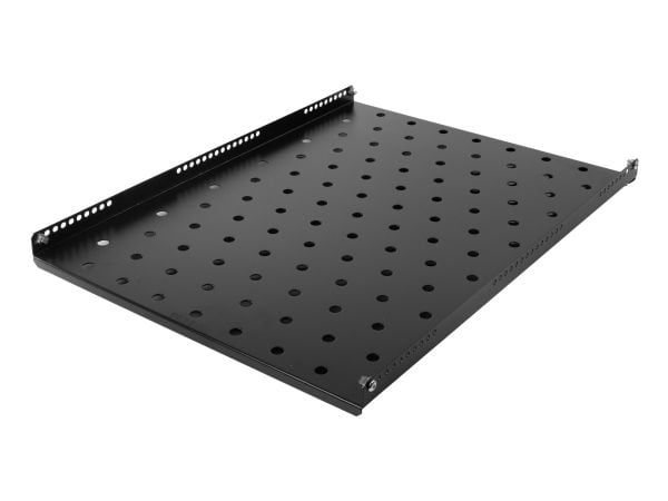 Deltaco 19-FH60G, Rackhylle, Svart, SPCC, 60 kg, 48,3 cm (19"), 487 mm
