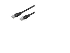 Goobay 68647, 2 m, Cat5e, U/UTP (UTP), RJ-45, RJ-45, Sort