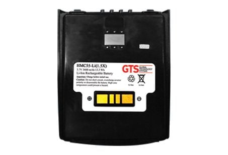 GTS HMC55-LI(1.5X), Batteri, Motorola MC55/65/67, Sort, Lithium-Ion (Li-Ion), 3600 mAh, 3,7 V