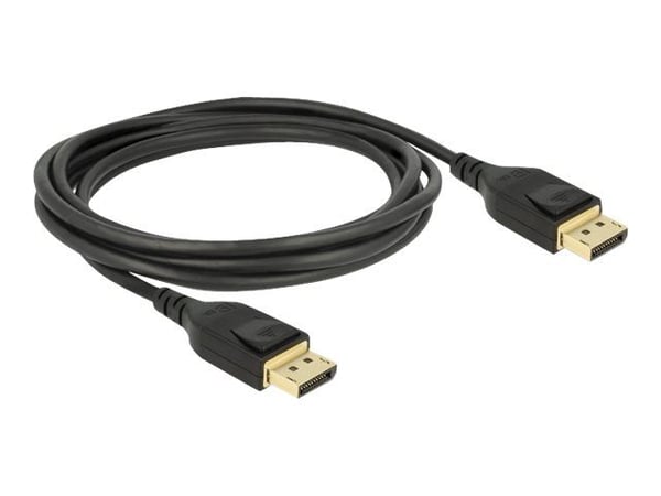 DeLOCK 85660, 2 m, DisplayPort, DisplayPort, Uros, Uros, 7680 x 4320 pikseliä