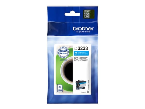 Brother LC3233C - Mørk blå - original - skriverpatron - for Brother DCP-J1100DW, MFC-J1300DW